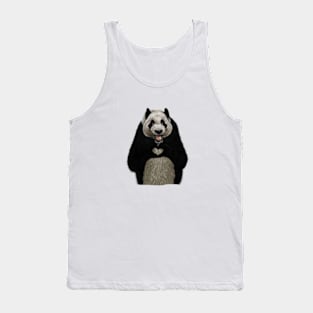 Panda Bea making heart Gesture, Love Pandas Tank Top